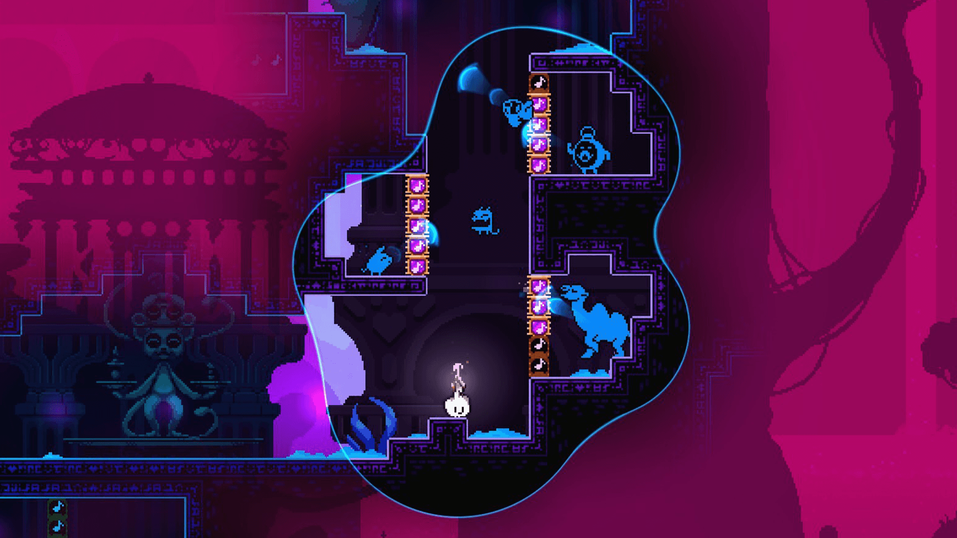 KarmaZoo - Screenshot - Players working together to ascend some platforms