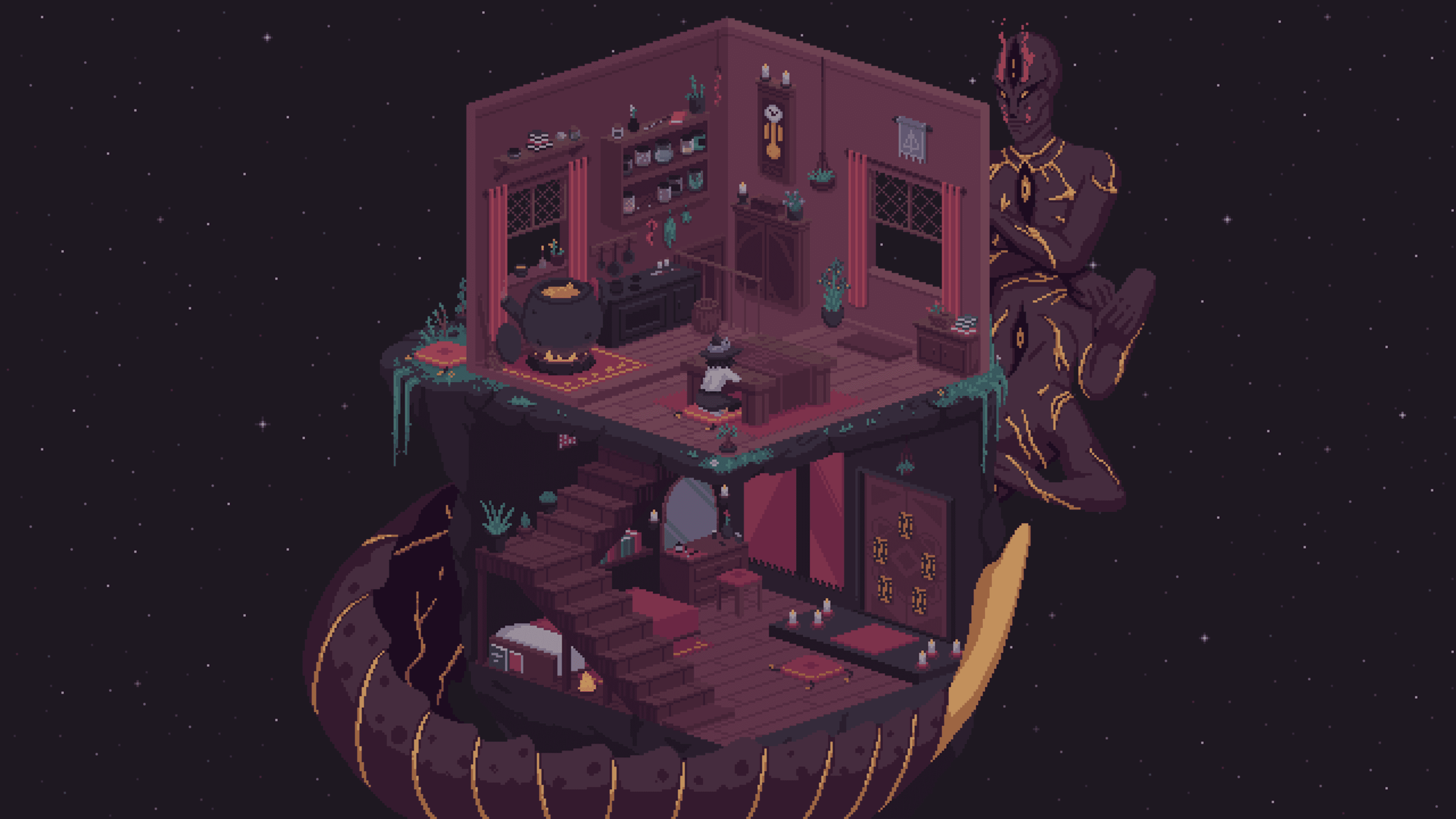 Cosmic Wheel Sisterhood - Fortuna in her home