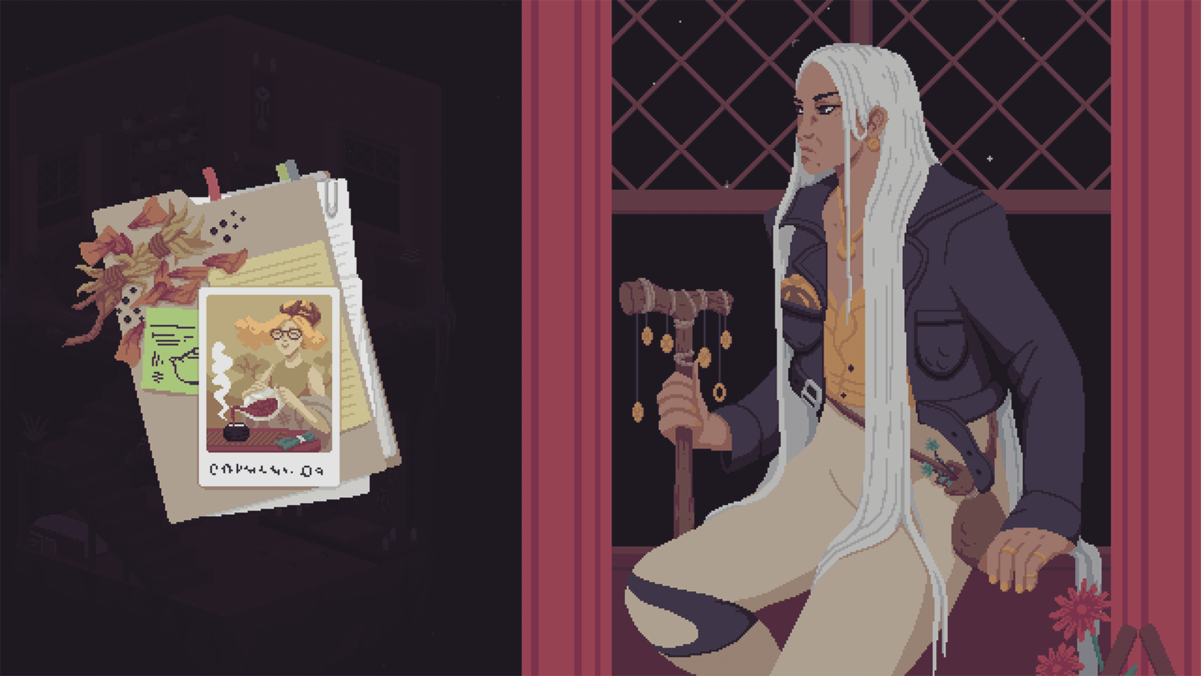 Cosmic Wheel Sisterhood - A visitor in the window