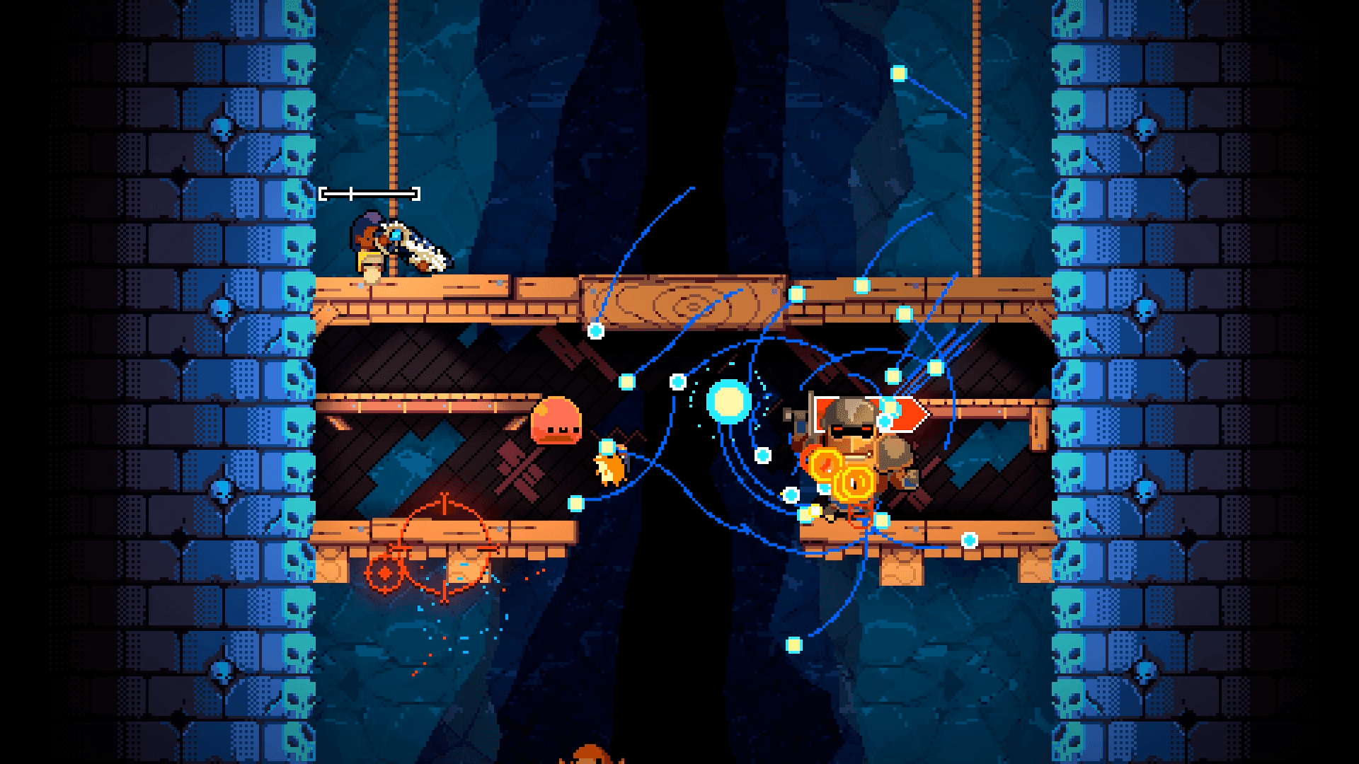 Exit the Gungeon - Combat while ascending the elevator