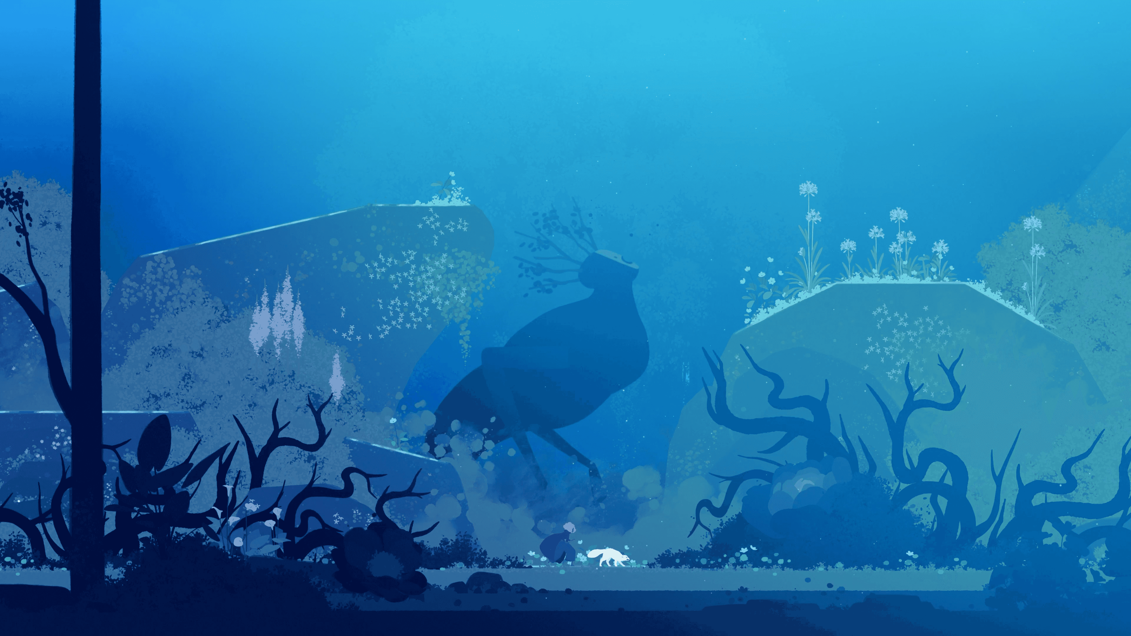 Wandering through a dark wood.