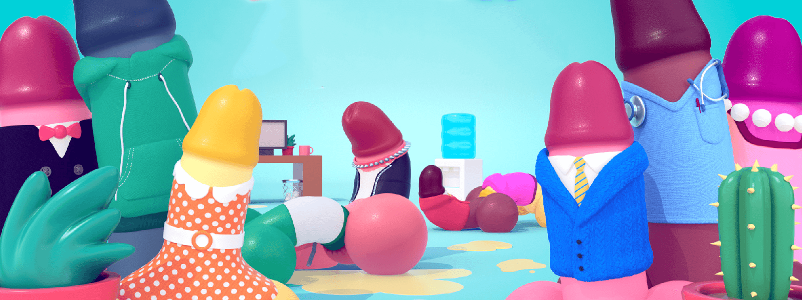 Genital Jousting - Key Art