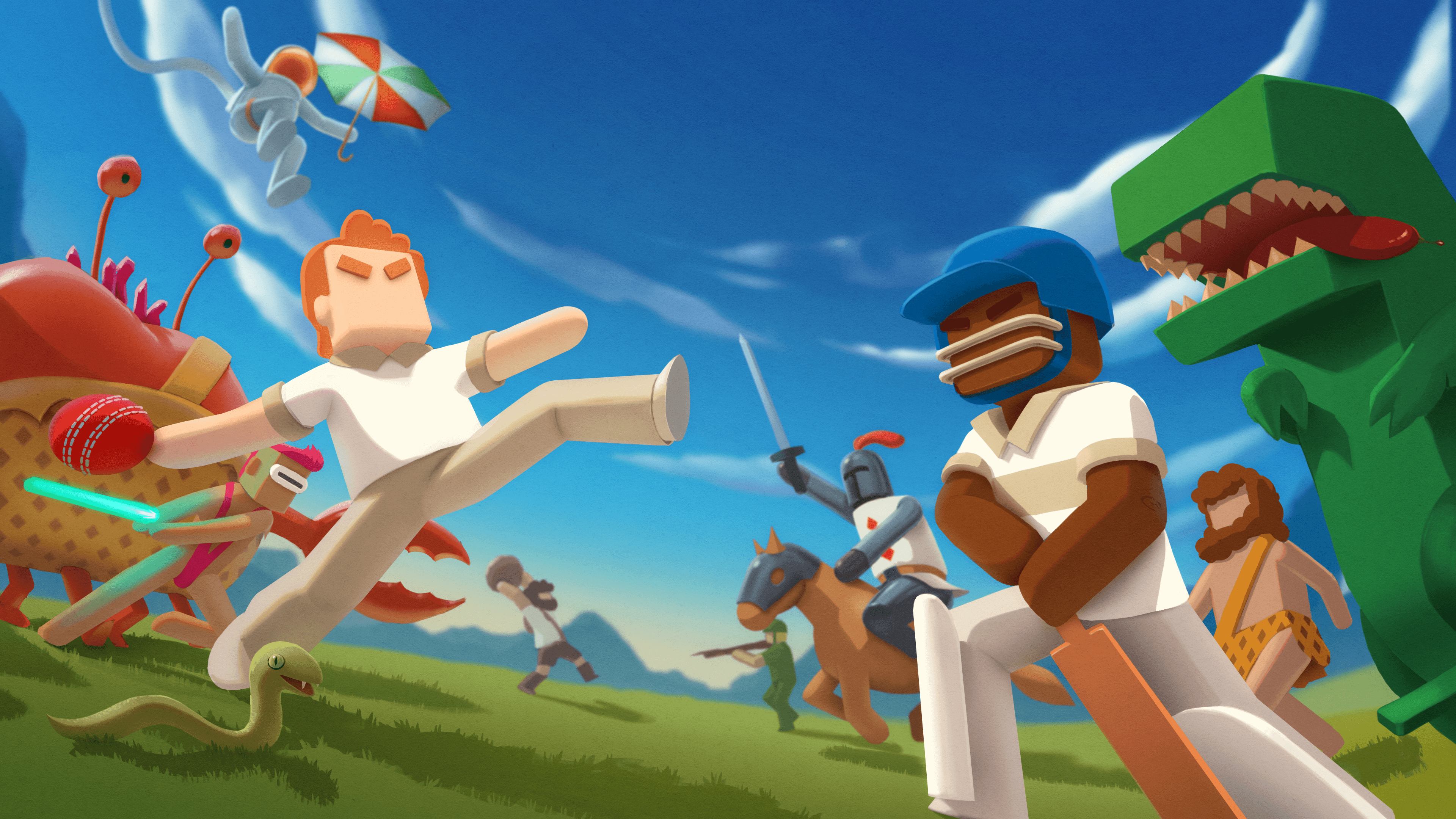 Cricket Through the Ages - Key Art